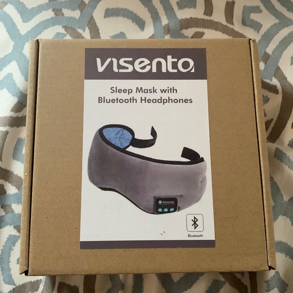 Sleep Mask with blue tooth headphones